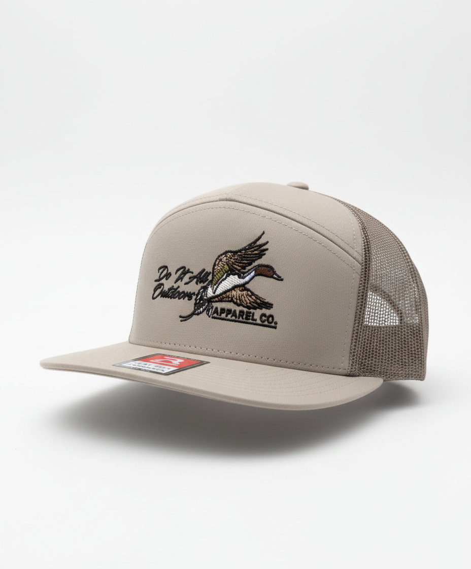 Bull Sprig - Khaki/Loden 7 Panel