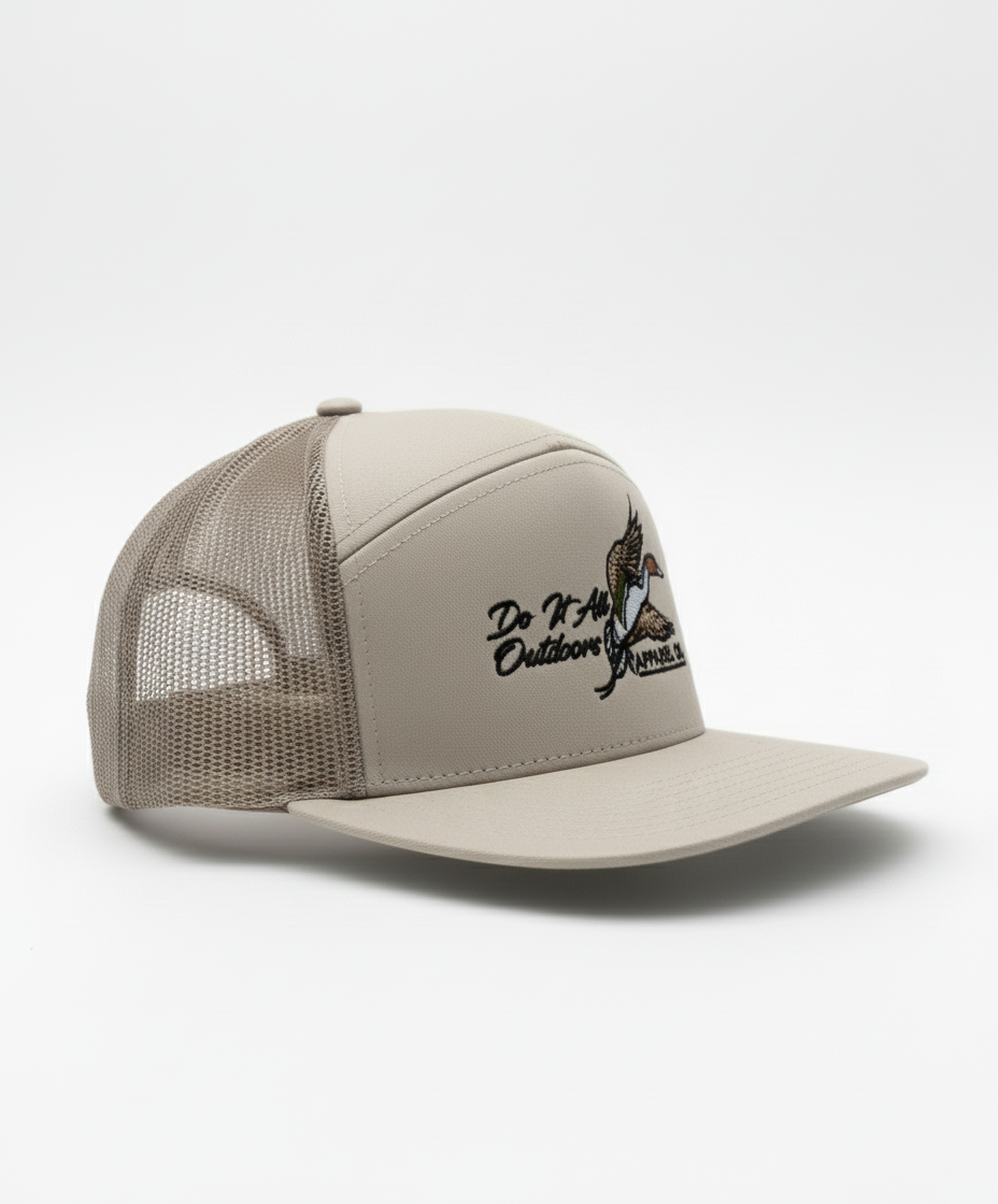 Bull Sprig - Khaki/Loden 7 Panel