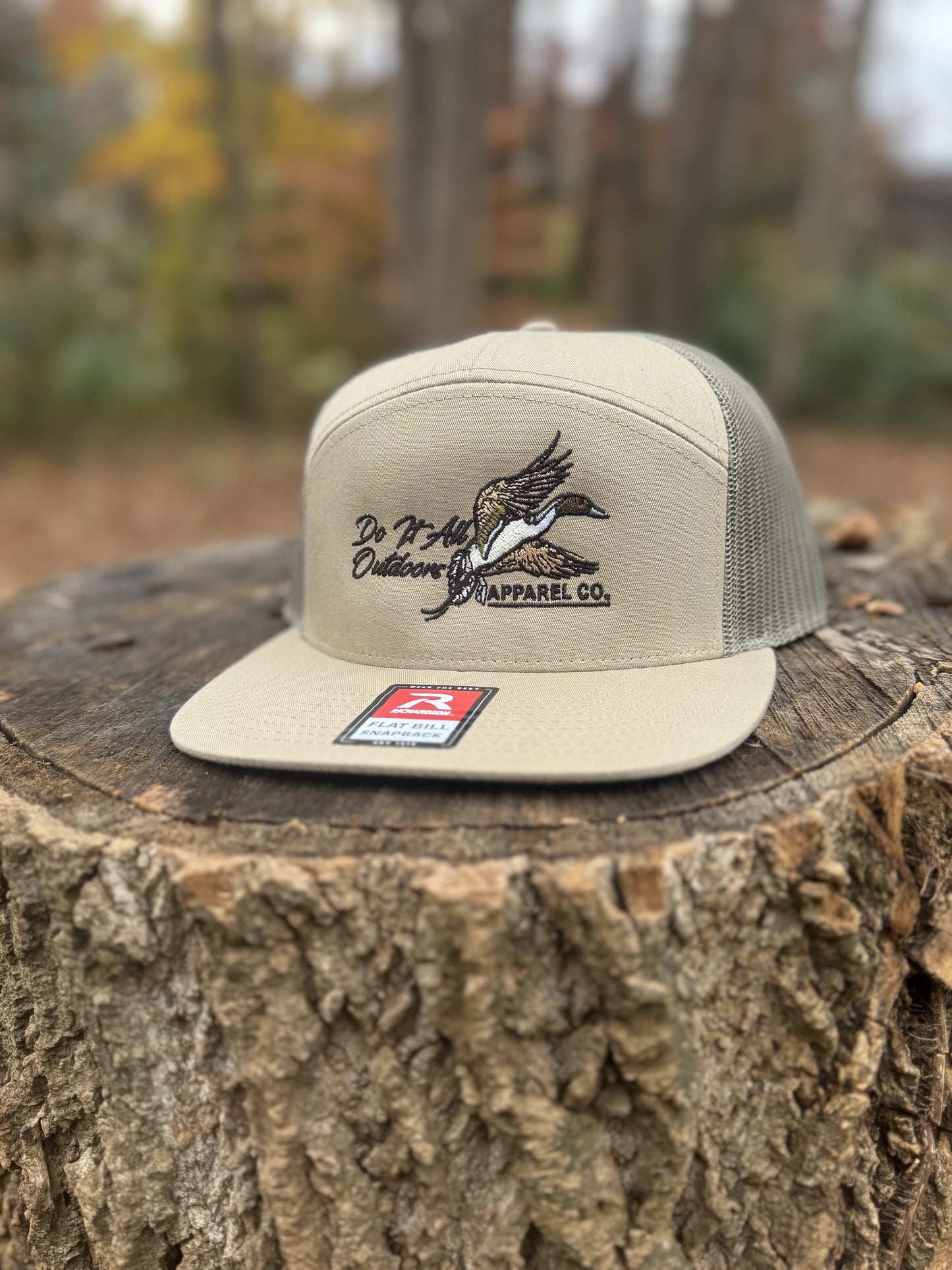 Bull Sprig - Khaki/Loden 7 Panel