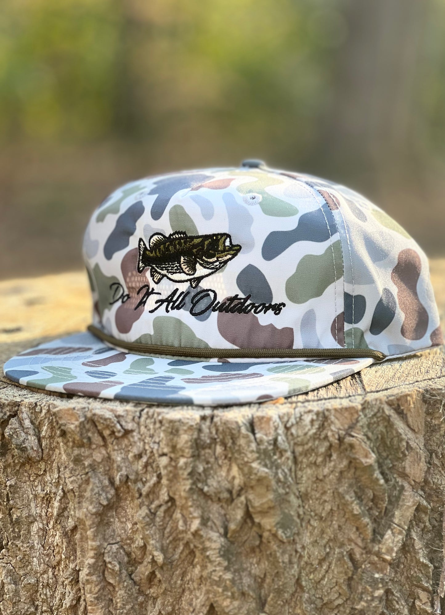 Old School Camo - Rope Hat - Kicker Fish