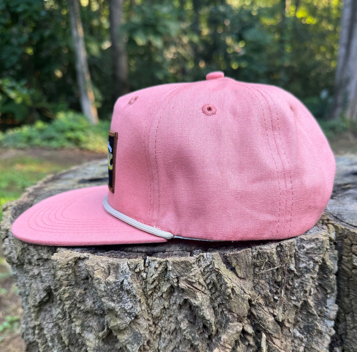 Brown Trout Rope Hat - Salmon Pink