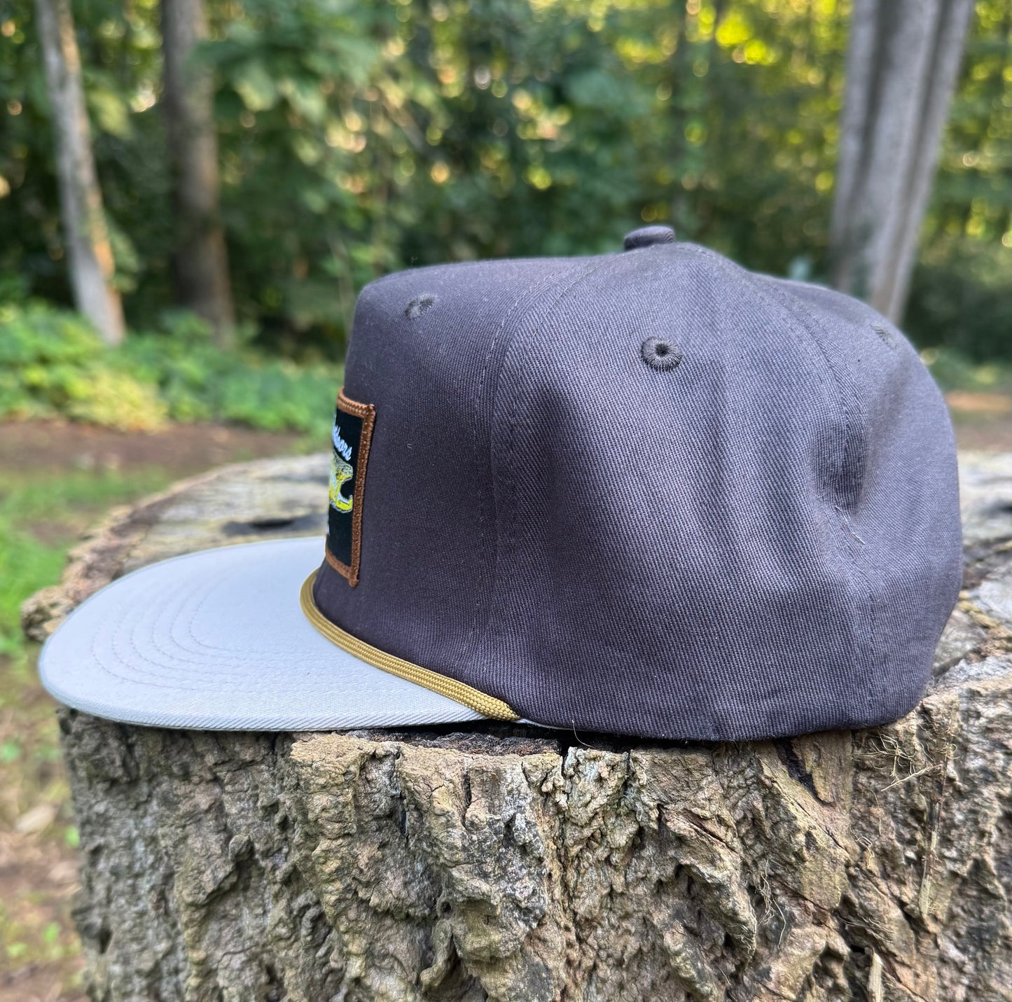 Brown Trout Rope Hat - Black/Gray