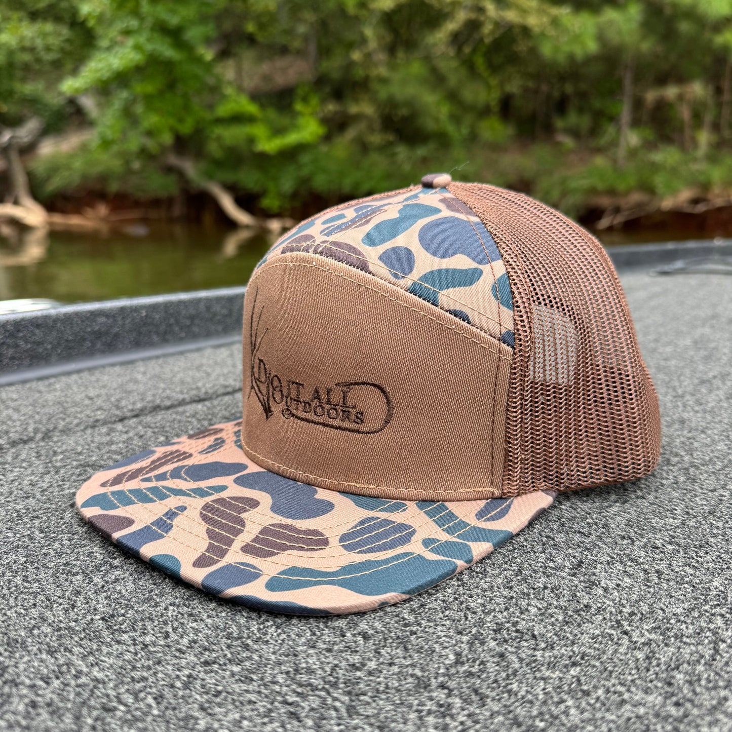 Do It All Outdoors Logo - Old School Camo 7 Panel