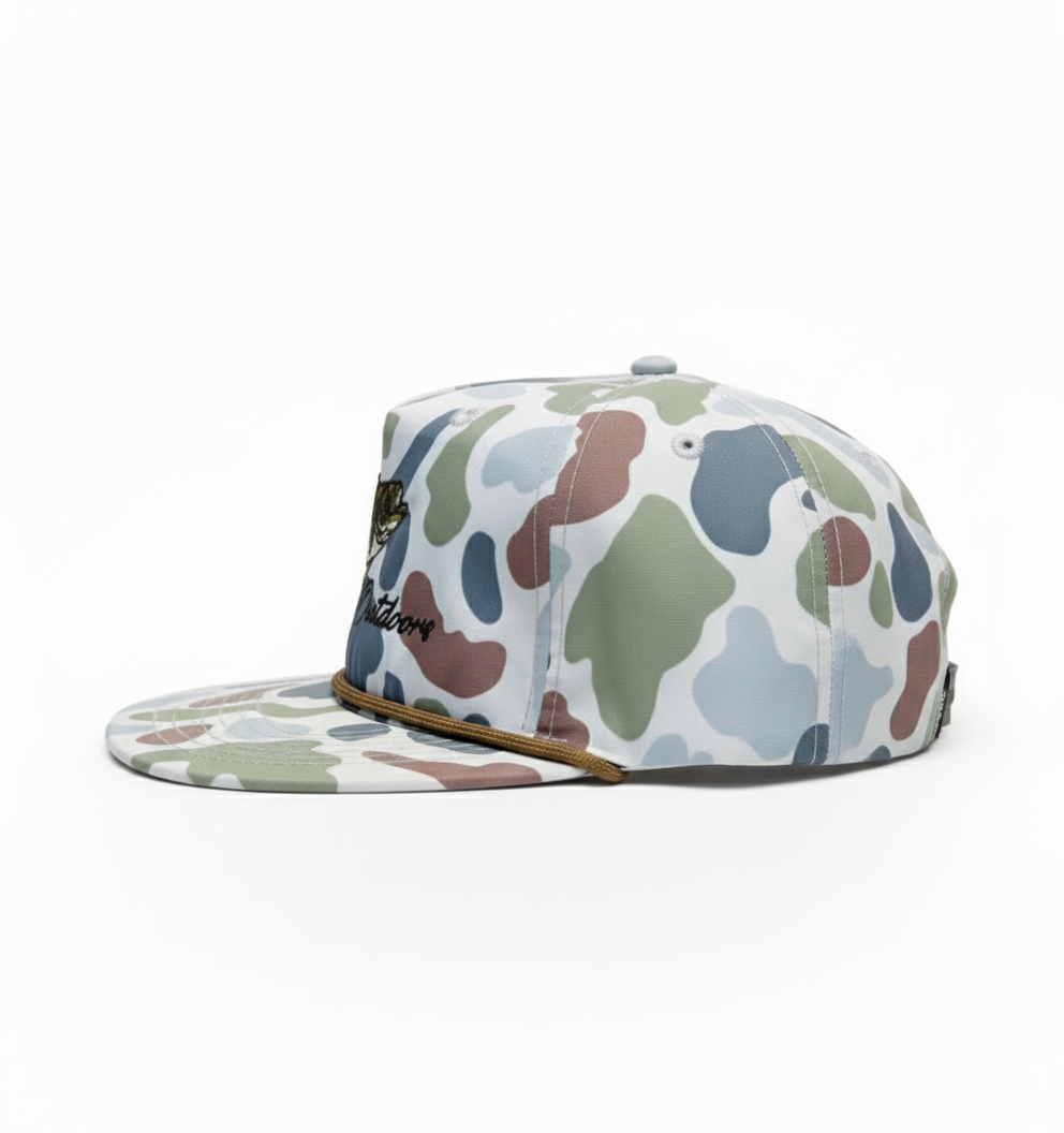 Old School Camo - Rope Hat - Kicker Fish
