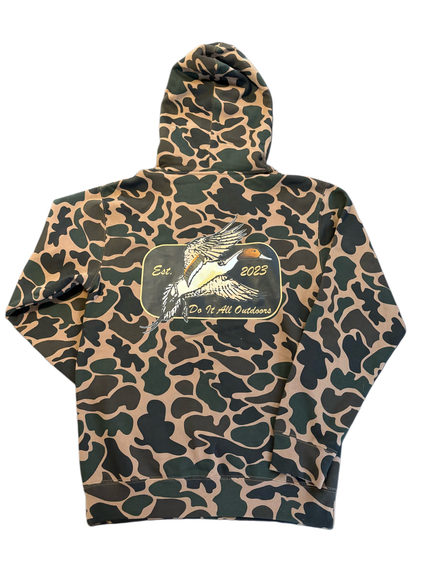 Bull Sprig Old School Camo Independent Trading Co Hoodie