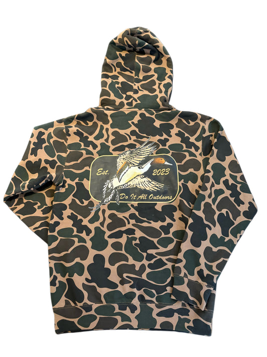 Bull Sprig Old School Camo Independent Trading Co Hoodie