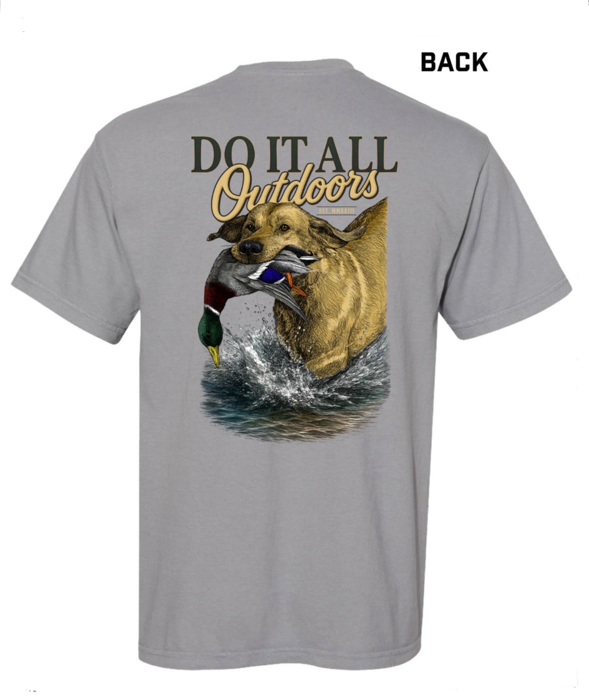 "The Retriever" Comfort Colors Tee- Gray