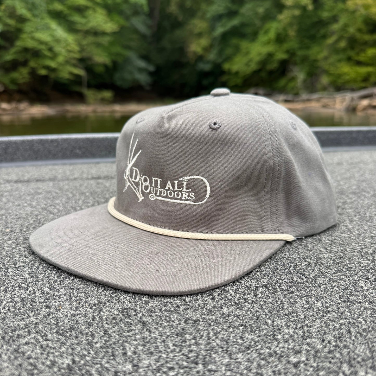 Do It All Outdoors Logo - Gray Rope Hat