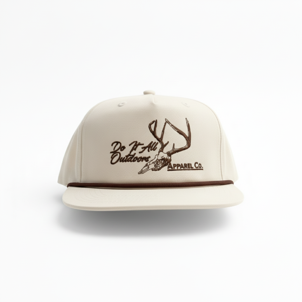 Dead Head - Cream/White Rope Hat
