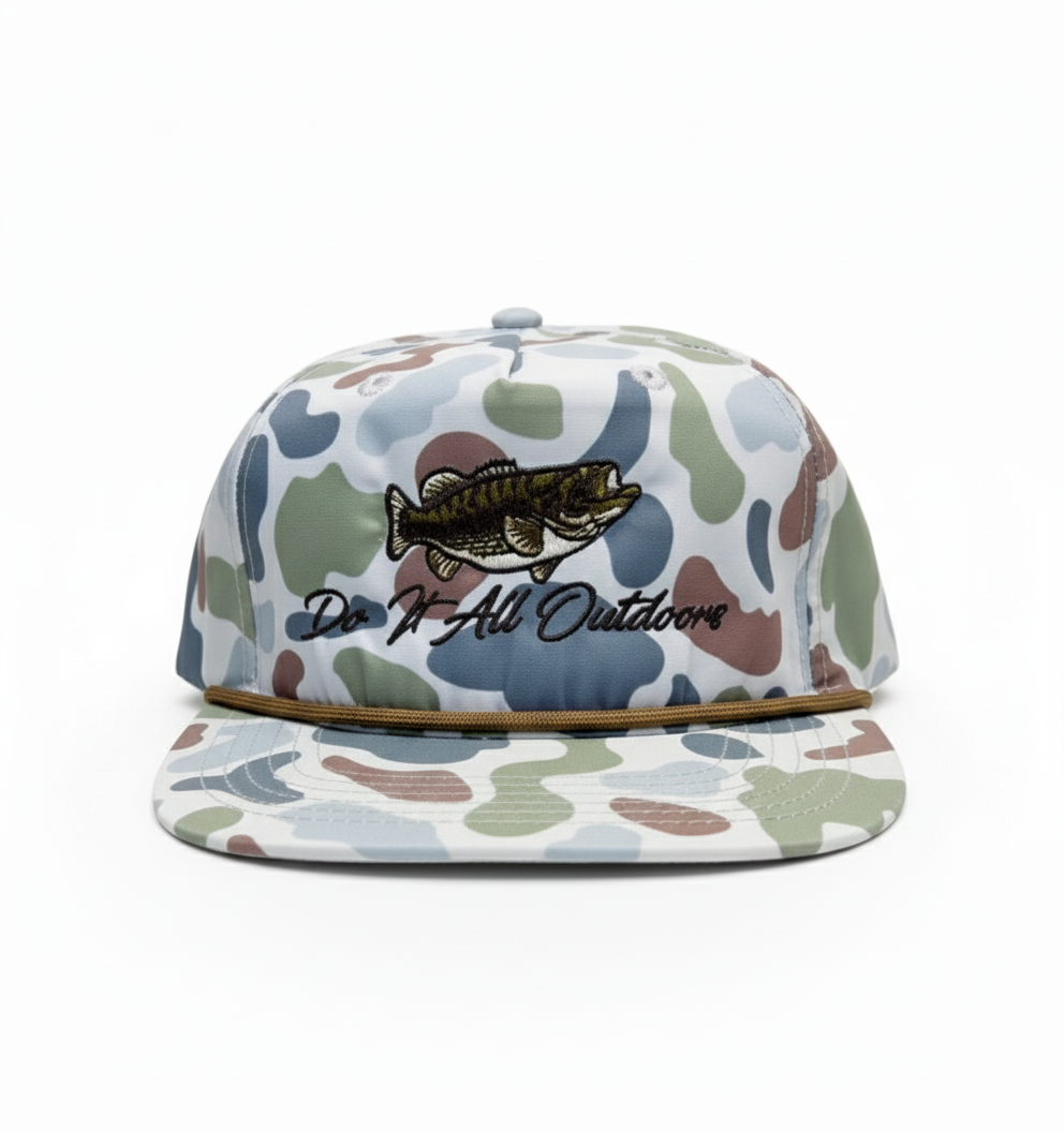 Old School Camo - Rope Hat - Kicker Fish
