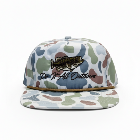Old School Camo - Rope Hat - Kicker Fish