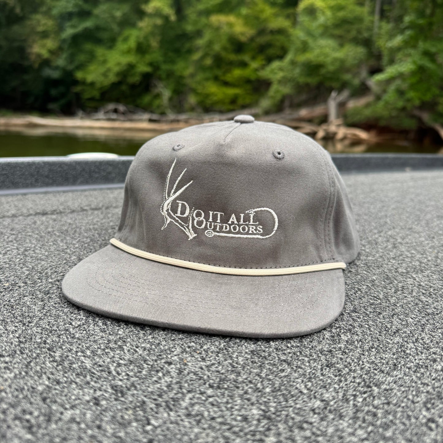 Do It All Outdoors Logo - Gray Rope Hat
