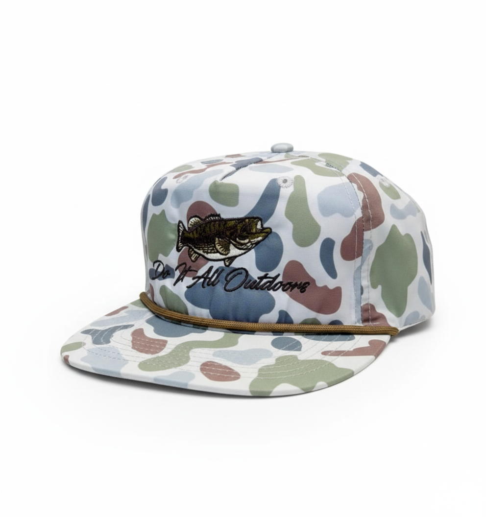 Old School Camo - Rope Hat - Kicker Fish