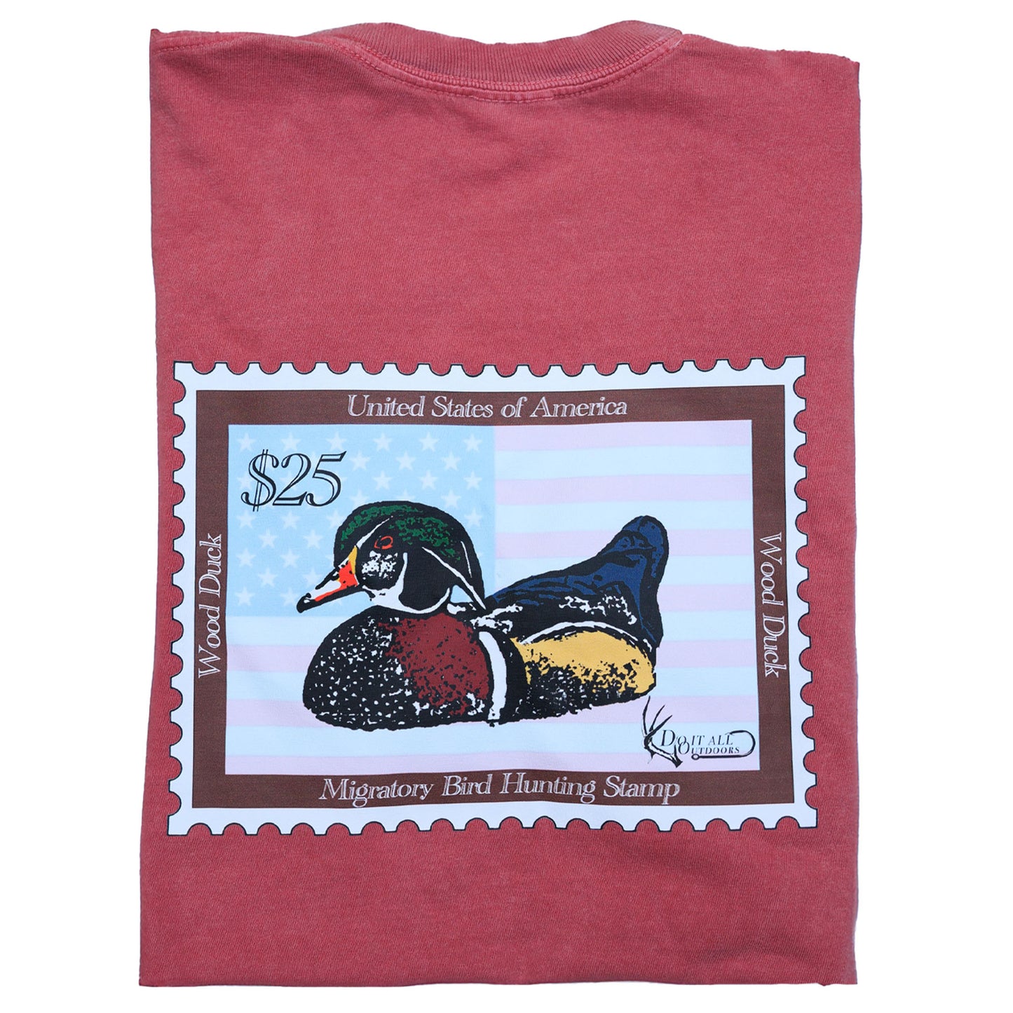 Wood Duck Stamp - Brick