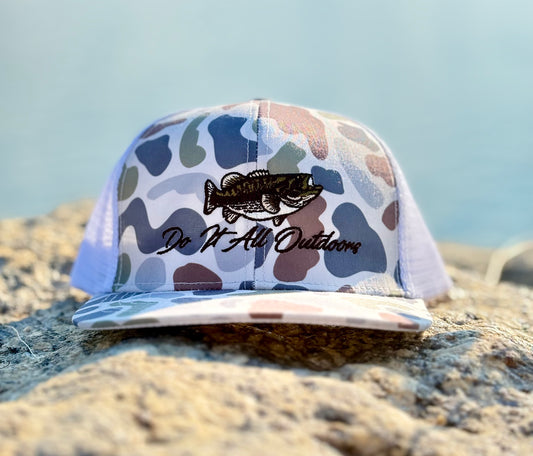 Kicker Fish - Old School Brackish Camo - Mesh Snap Back