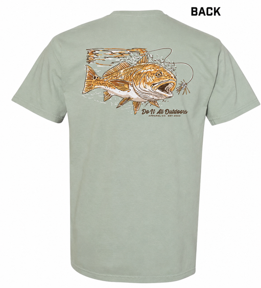 Red Fish Comfort Color T-Shirt - Bay