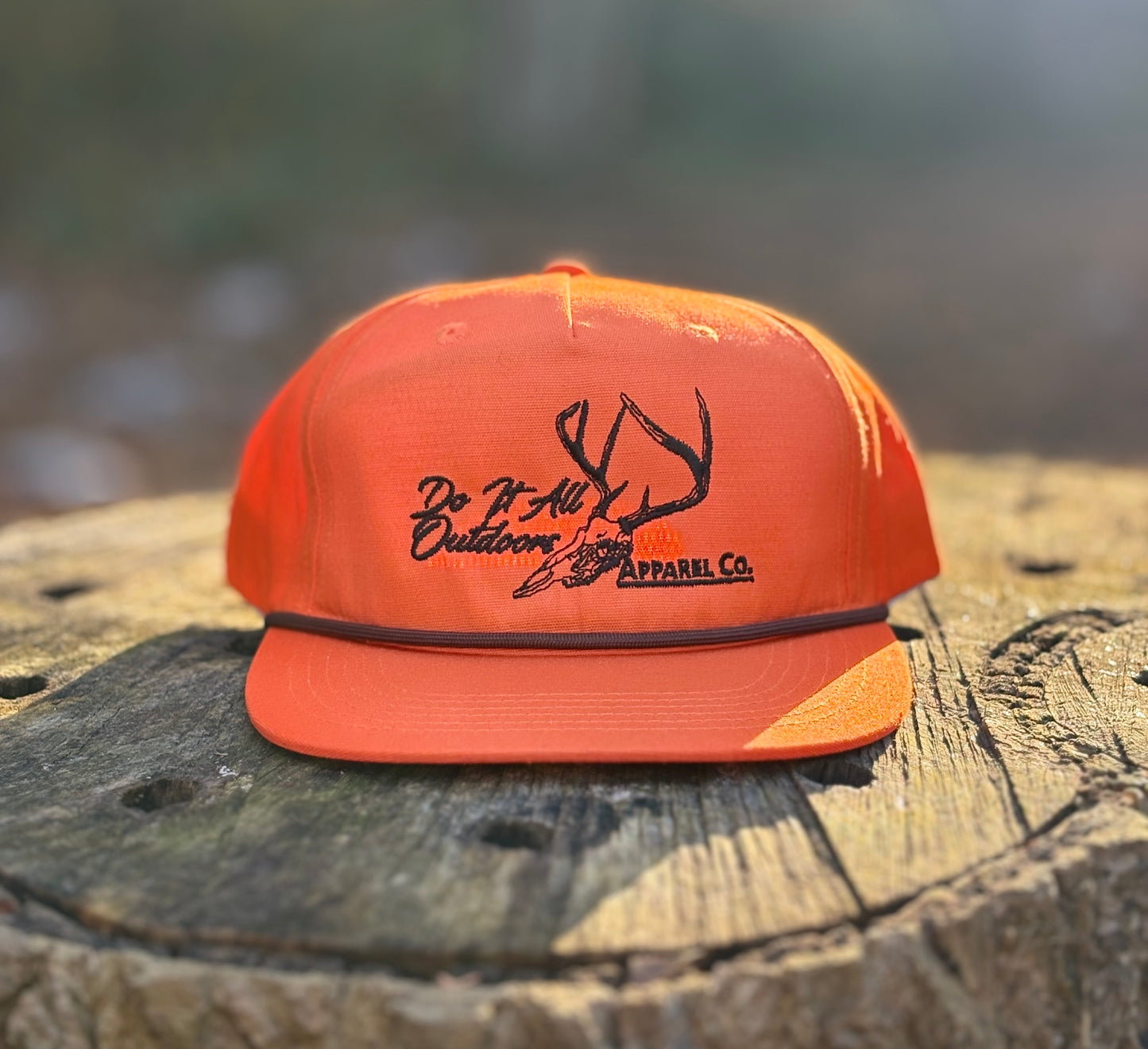 Dead Head - Blaze Orange Rope Hat