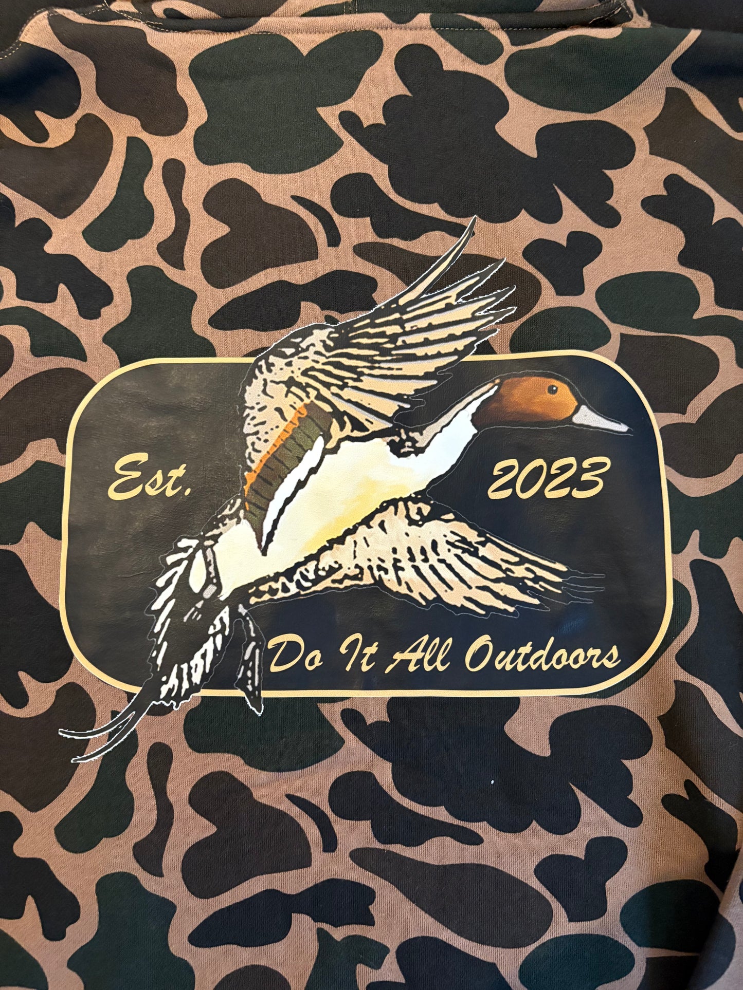 Bull Sprig Old School Camo Independent Trading Co Hoodie