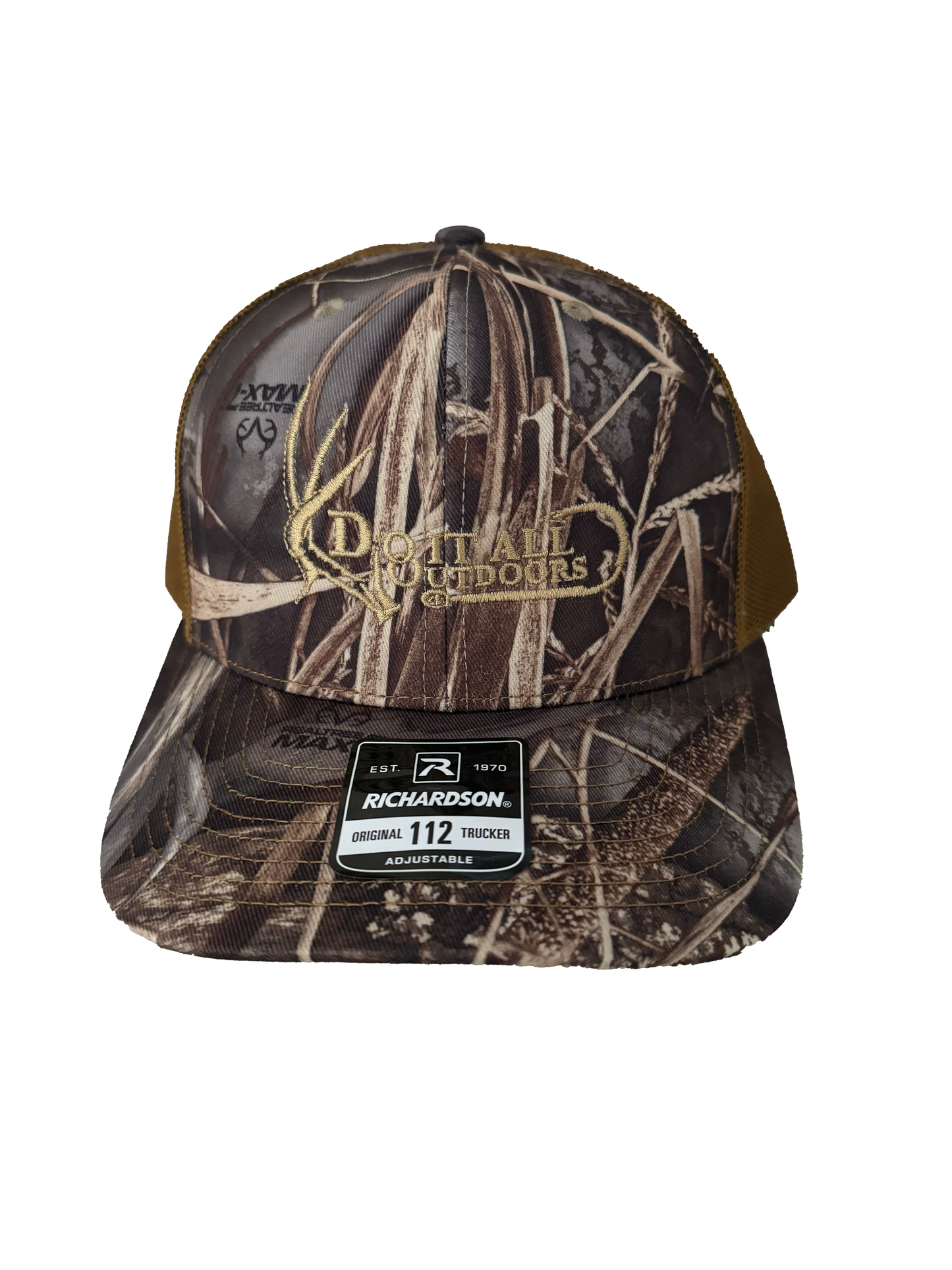 Realtree Max-7/ Buck Do It All Outdoors Logo Hat