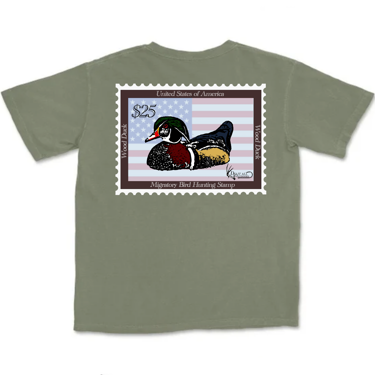 Wood Duck Stamp - Moss